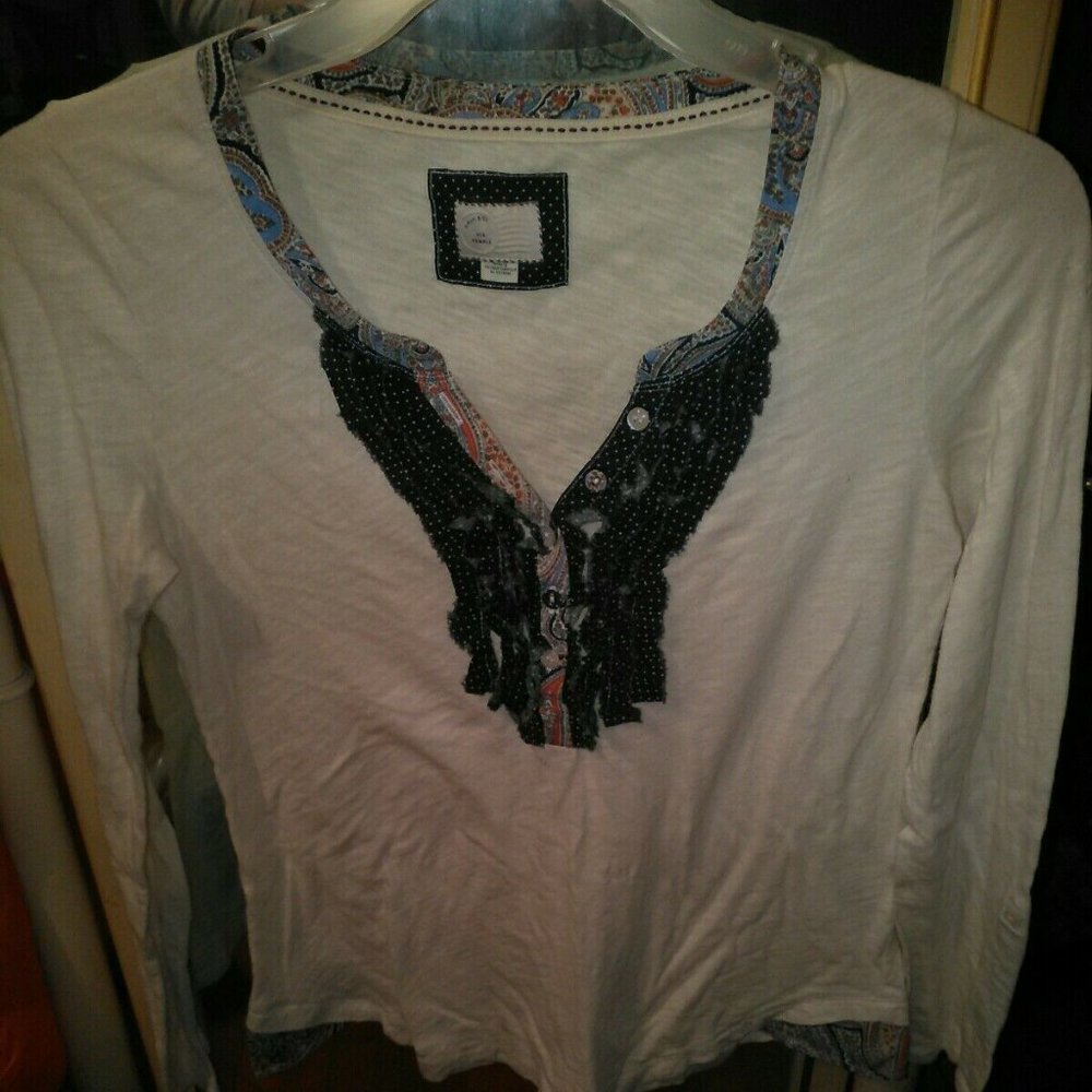 LN 9HI5 STCL Cute Fitted Blouse SZ XS